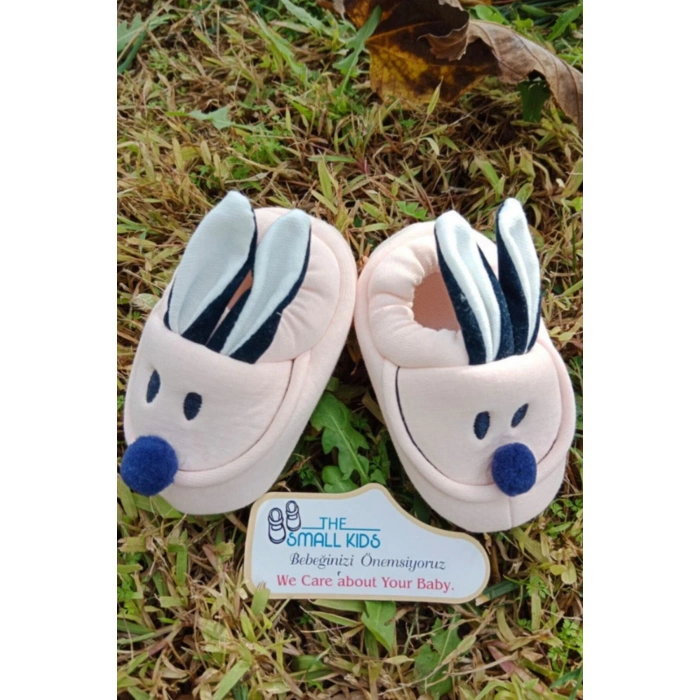 pembe renkli ici pamuklu bilek kismi lastikli organik ortopedik cocuk bebek ilkadim patik kanvas sneaker casual ayakkabi