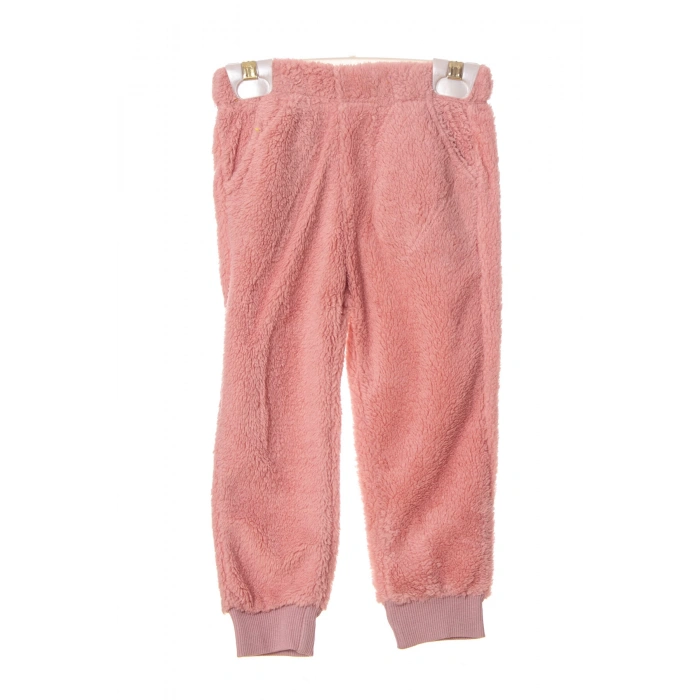 pembe renkli minnak ayicikli cep detayli kaliteli uzun kollu alt ust takim