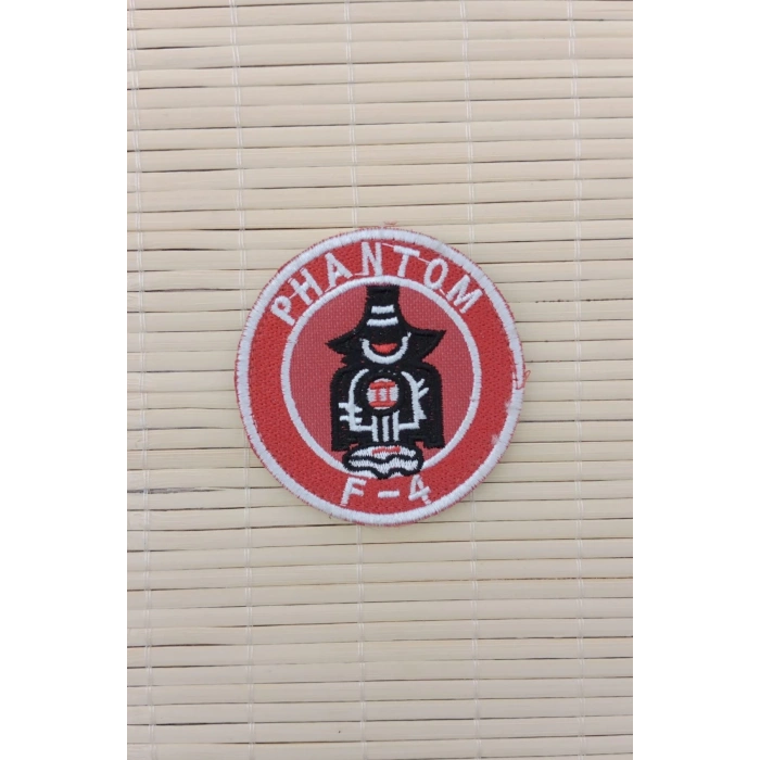 Phantom F 4 Yazili Nakis islemeli Arma Pec Patch