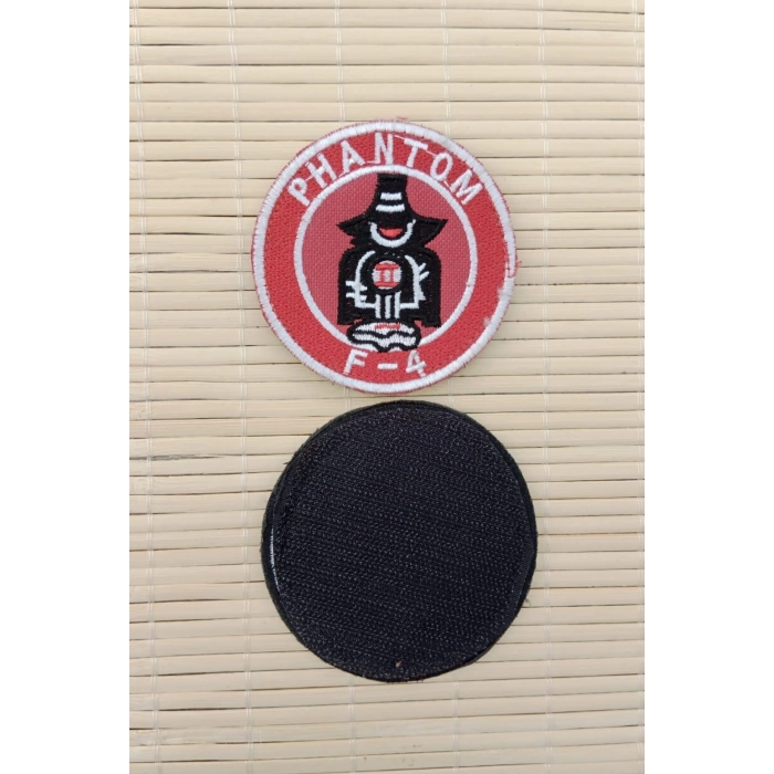 Phantom F 4 Yazili Nakis islemeli Arma Pec Patch