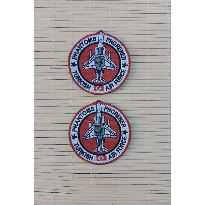 phantoms phorener turkish air force nakis islemeli arma pec patch