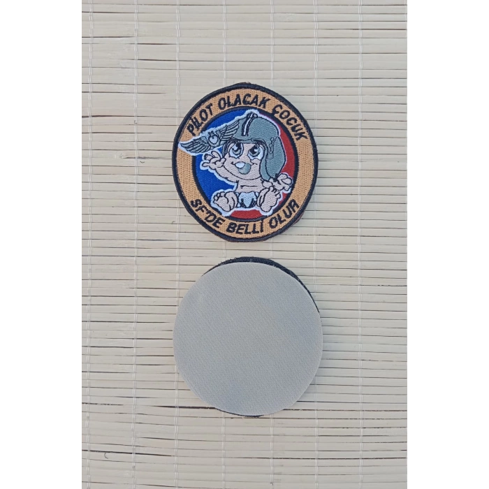 pilot olacak cocuk sf de belli olur nakis islemeli arma pec patch