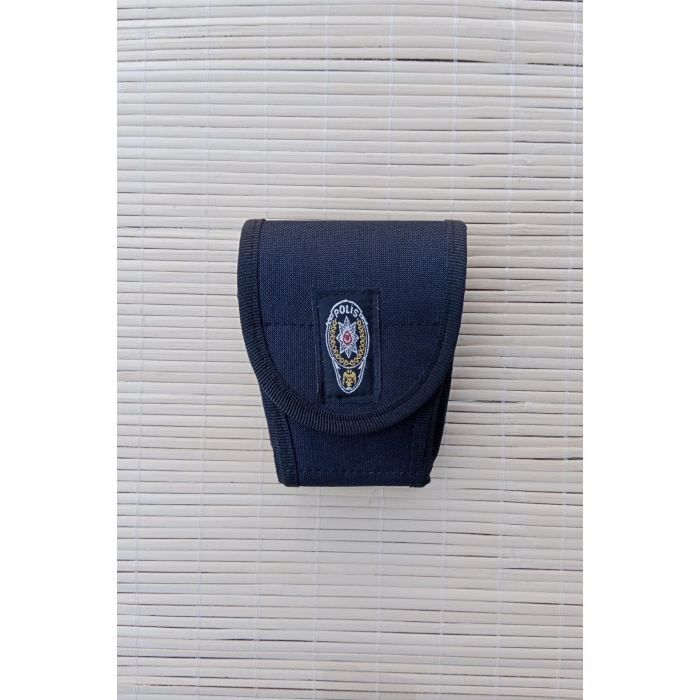 polis emniyet mensubu siyah renkli cirtli impertex kapali kelepce kilif