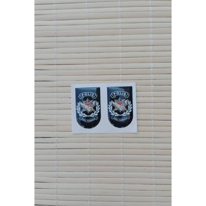 Polis Ozel Harekat Yazili Silah Kabze Sarjor Alti Yapistirmali Sticker