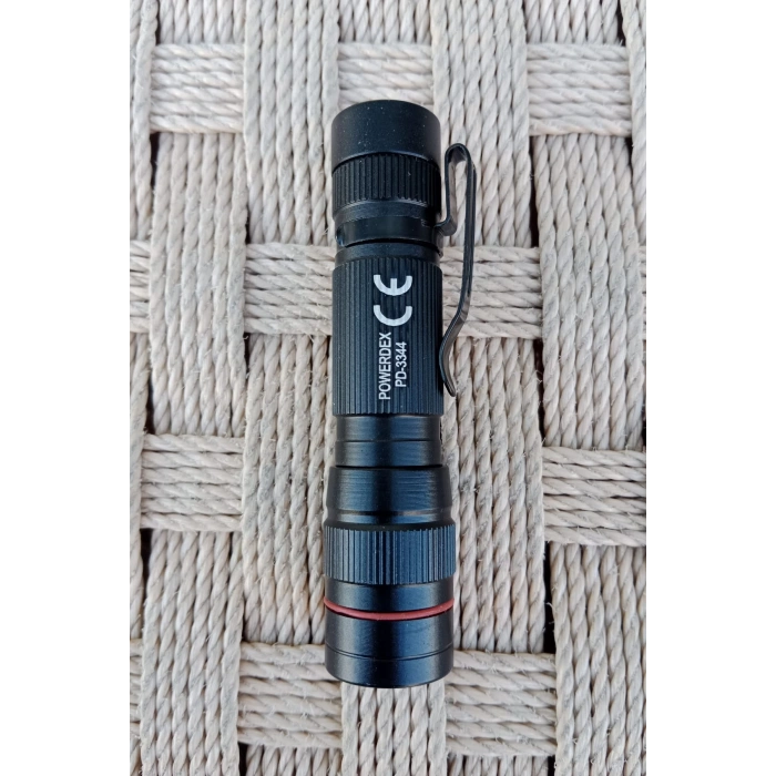 powerdex pd 3344 ledli 1x1.5 volt pilli mini el feneri