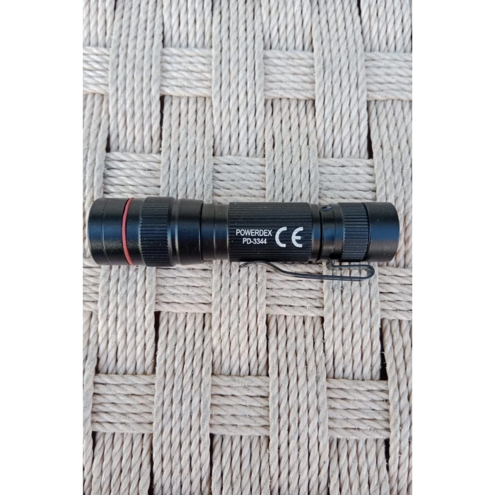 powerdex pd 3344 ledli 1x1.5 volt pilli mini el feneri