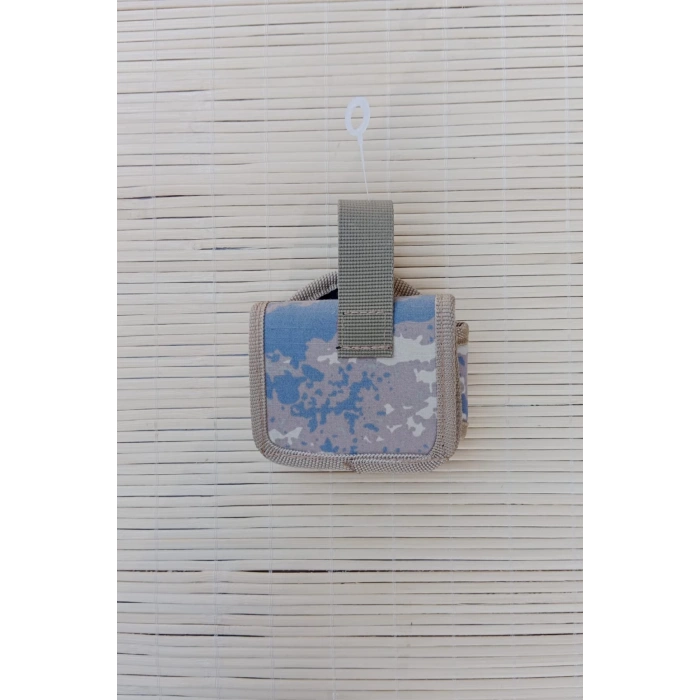 Sag El Hava Kuvvetleri Kamuflaj Renkli Mini Speed Airsoft Palaskaya Kemere Gecirmeli impertex Kase Silah Kilifi