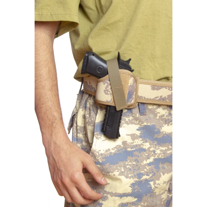 Sag El Hava Kuvvetleri Kamuflaj Renkli Mini Speed Airsoft Palaskaya Kemere Gecirmeli impertex Kase Silah Kilifi