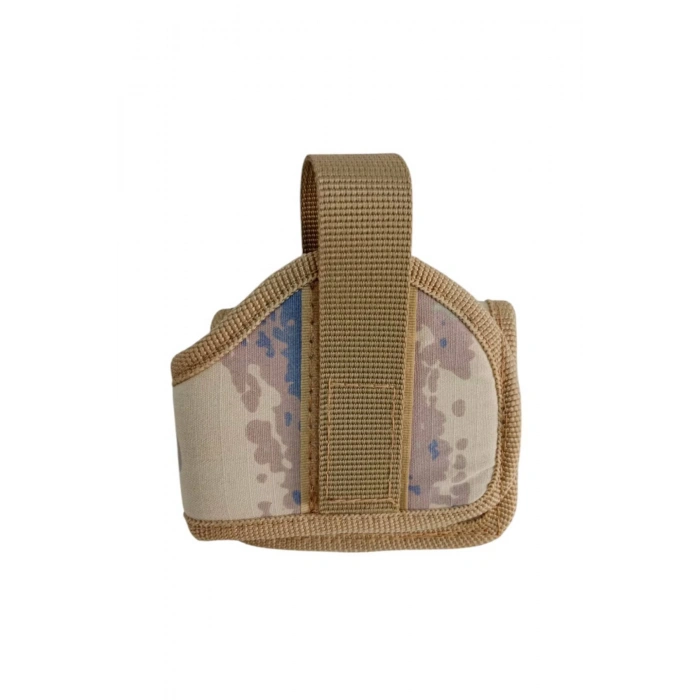 Sag El Hava Kuvvetleri Kamuflaj Renkli Mini Speed Airsoft Palaskaya Kemere Gecirmeli impertex Kase Silah Kilifi