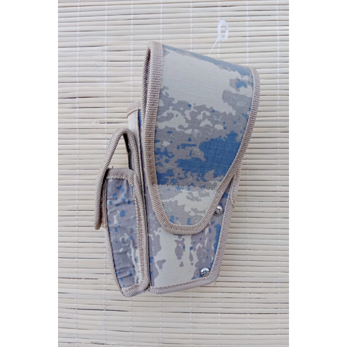 Sag El Hava Kuvvetleri Kamuflaj Renkli sarjorluklu tek Emniyetli Airsoft Palaskaya Kemere Gecirmeli Sallama Silah Kilifi