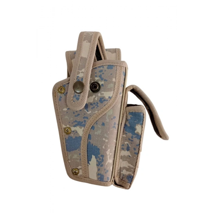 Sag El Hava Kuvvetleri Kamuflaj Renkli sarjorluklu tek Emniyetli Airsoft Palaskaya Kemere Gecirmeli Sallama Silah Kilifi