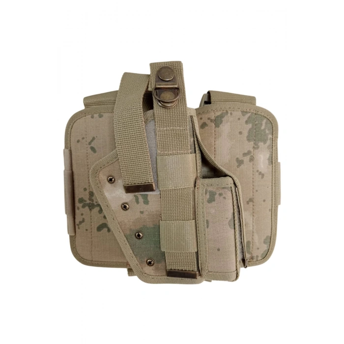sag el jandarma kamuflaj renkli cift baglantili airsoft palaskaya kemere gecirmeli impertex bacak silah kilifi