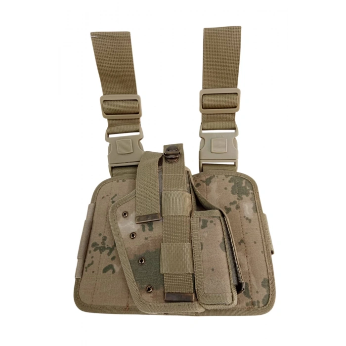 sag el jandarma kamuflaj renkli cift baglantili airsoft palaskaya kemere gecirmeli impertex bacak silah kilifi