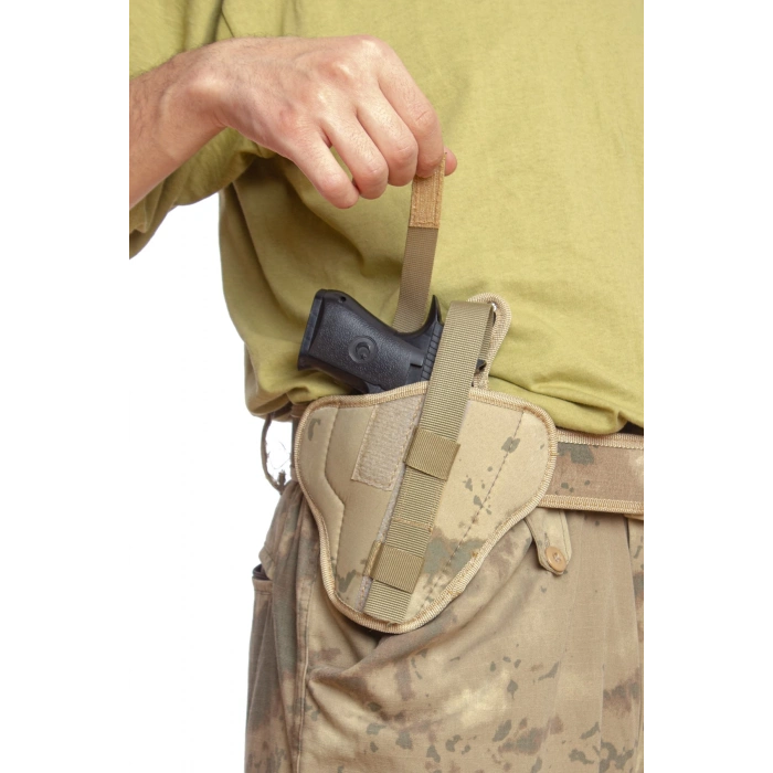 sag el jandarma kamuflaj renkli cift emniyetli tam kelebek airsoft palaskaya kemere gecirmeli impertex silah kilifi