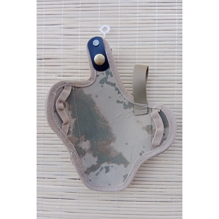 sag el jandarma kamuflaj renkli cift emniyetli tam kelebek airsoft palaskaya kemere gecirmeli impertex silah kilifi