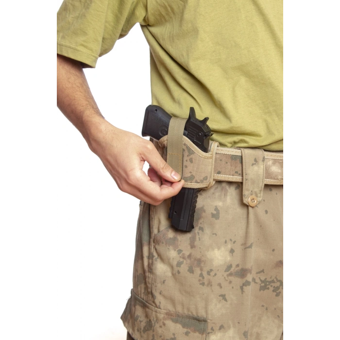 Sag El Jandarma Kamuflaj Renkli Mini Speed Airsoft Palaskaya Kemere Gecirmeli impertex Kase Silah Kilifi