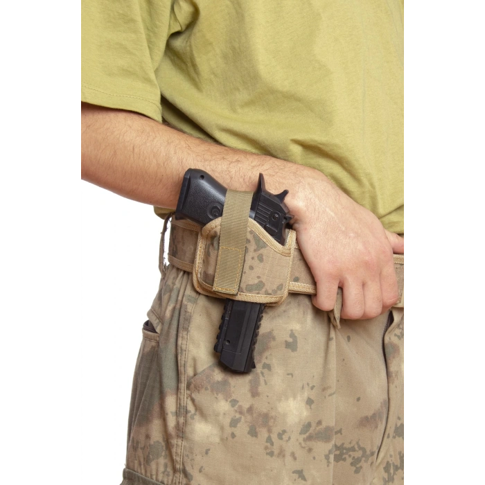 Sag El Jandarma Kamuflaj Renkli Mini Speed Airsoft Palaskaya Kemere Gecirmeli impertex Kase Silah Kilifi