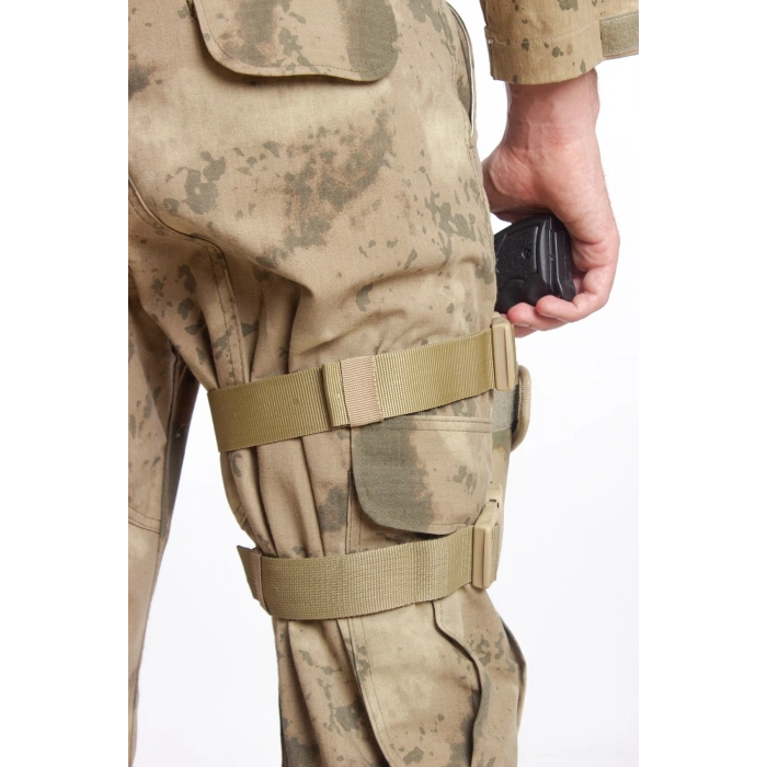 Sag El Jandarma Kamuflaj Tek Baglantili Airsoft Palaskaya Kemere Gecirmeli Ahtapot impertex Bacak Silah Kilifi