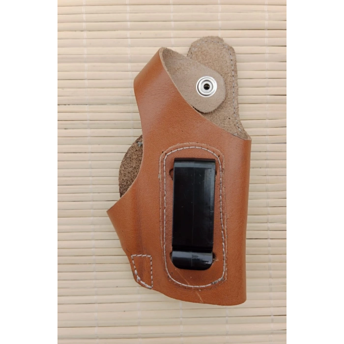 sag el kahverengi renkli hakiki deri masali universal ic dis tasima yarim model palaskaya kemere gecirmeli browning silah kilifi