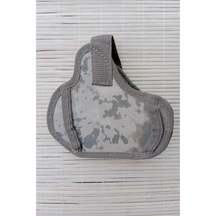 sag el kamuflaj renkli yarim kelebek airsoft palaskaya kemere gecirmeli cirtli impertex silah kilifi