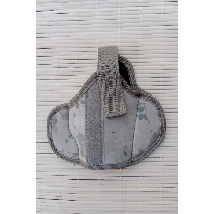 sag el kamuflaj renkli yarim kelebek airsoft palaskaya kemere gecirmeli cirtli impertex silah kilifi