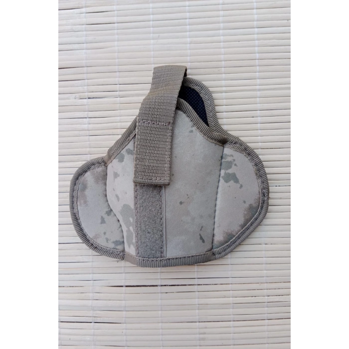 sag el kamuflaj renkli yarim kelebek airsoft palaskaya kemere gecirmeli cirtli impertex silah kilifi