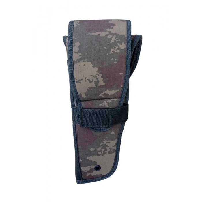 sag el kara kuvvetleri kamuflaj renkli cirtli kapakli airsoft sallamali palaskaya kemere gecirmeli impertex silah kilif