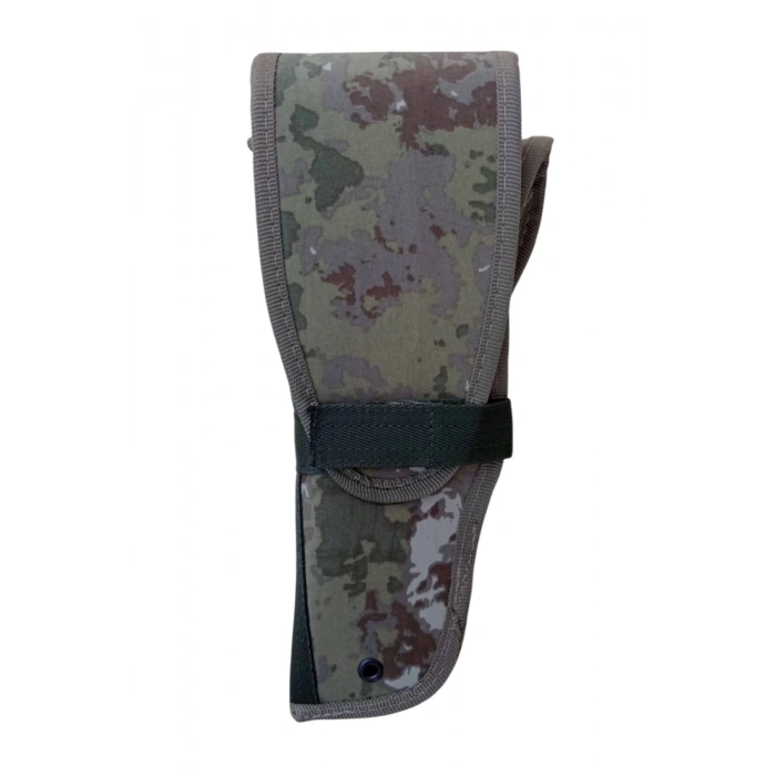 sag el kara kuvvetleri kamuflaj renkli cirtli kapakli airsoft sallamali palaskaya kemere gecirmeli impertex silah kilifi