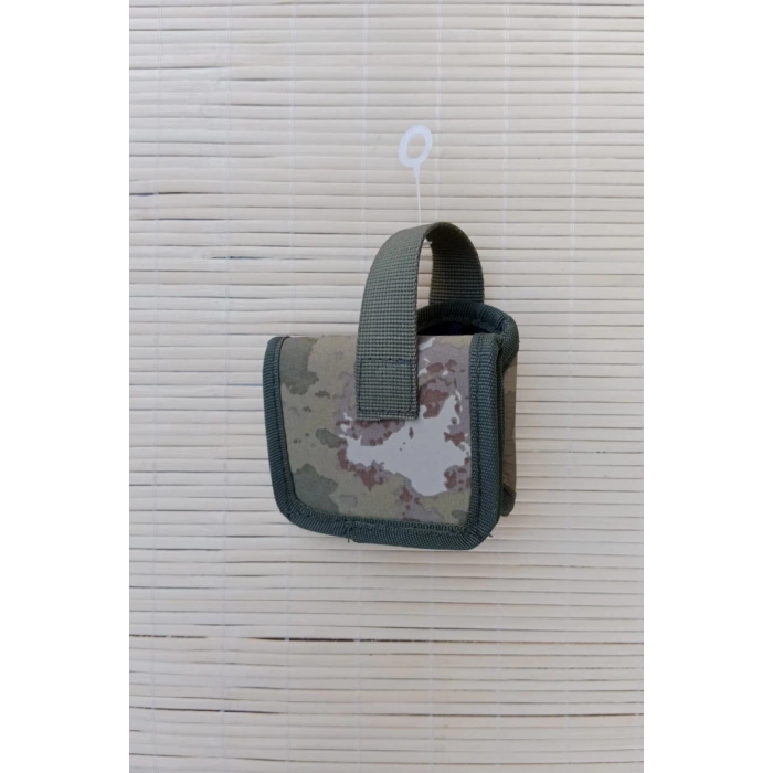 Sag El Kara Kuvvetleri Kamuflaj Renkli Mini Speed Airsoft Palaskaya Kemere Gecirmeli impertex Kase Silah Kilifi