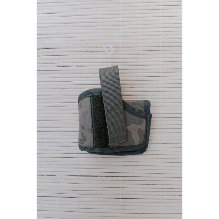 Sag El Kara Kuvvetleri Kamuflaj Renkli Mini Speed Airsoft Palaskaya Kemere Gecirmeli impertex Kase Silah Kilifi