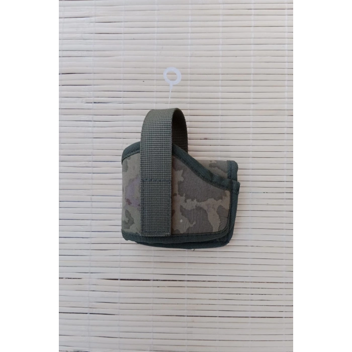 Sag El Kara Kuvvetleri Kamuflaj Renkli Mini Speed Airsoft Palaskaya Kemere Gecirmeli impertex Kase Silah Kilifi