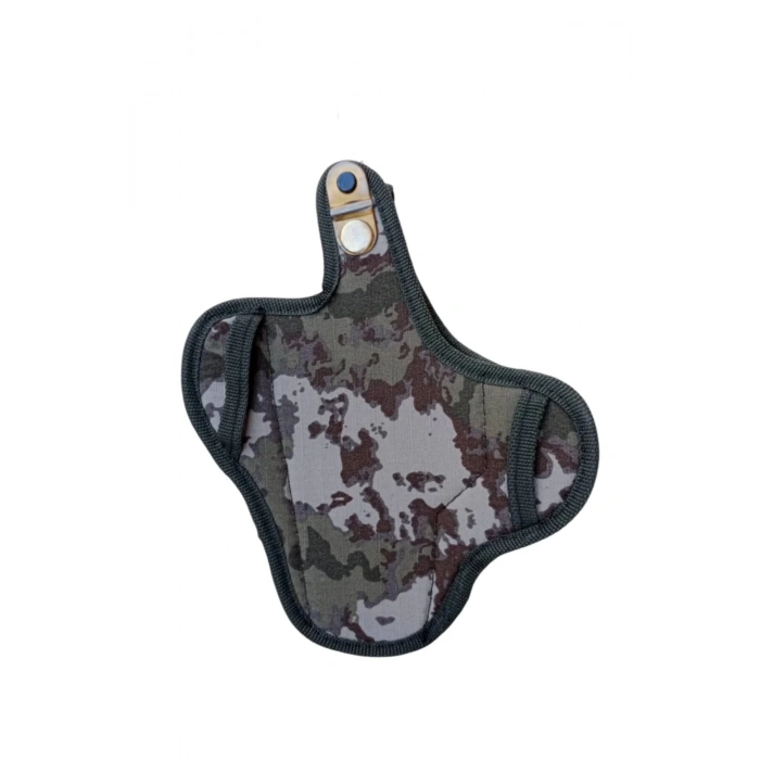 sag el kara kuvvetleri kamuflaj renkli tam kelebek airsoft palaskaya kemere gecirmeli impertex silah kilifi