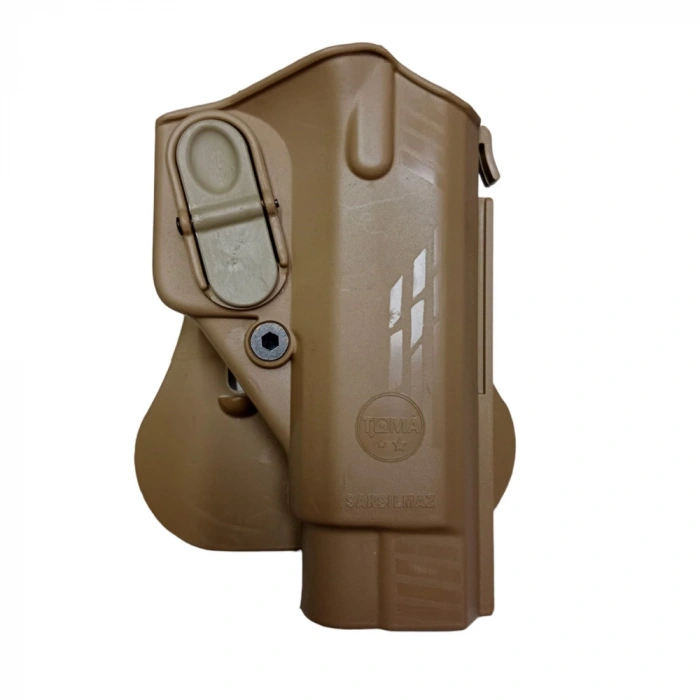 Sag El Kum Beji Renkli Toma Holster Sarsilmaz Polimer Taktik Silah Kilifi