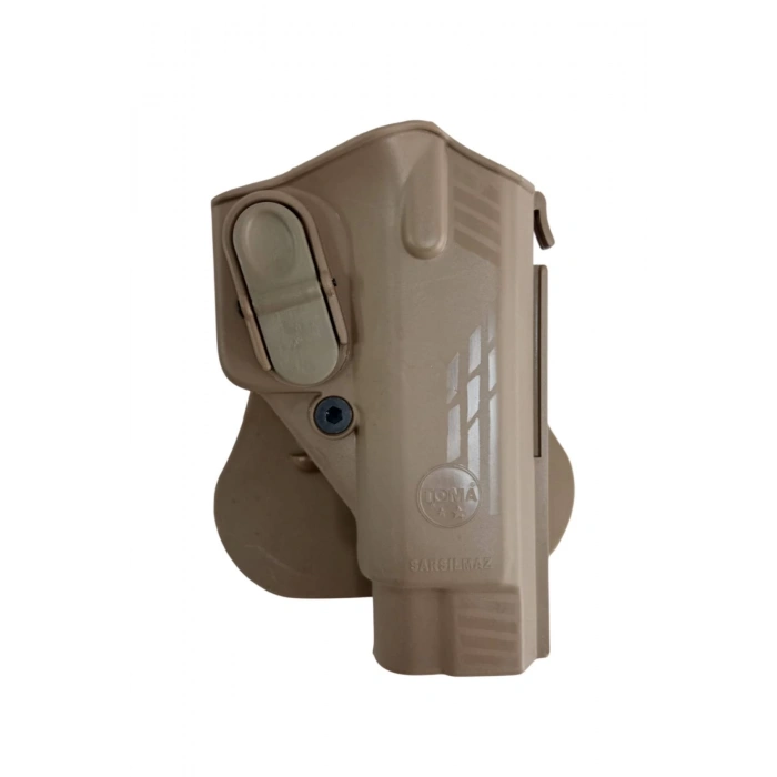 Sag El Kum Beji Renkli Toma Holster Sarsilmaz Polimer Taktik Silah Kilifi
