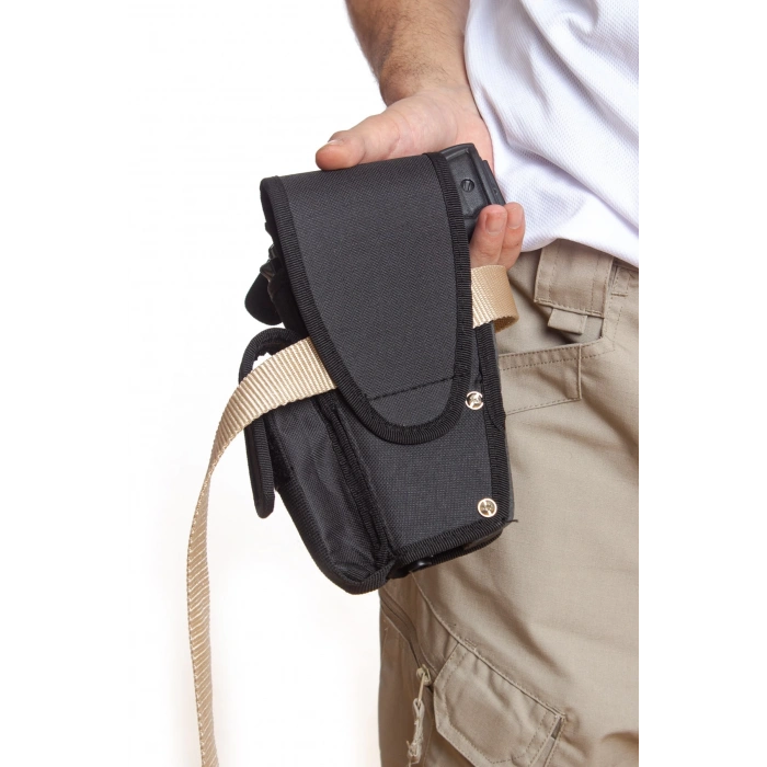 Sag El Siyah Renk Tek Emniyetli Sarjorluklu Airsoft Palaskaya Kemere Gecirmeli impertex Silah Kilif