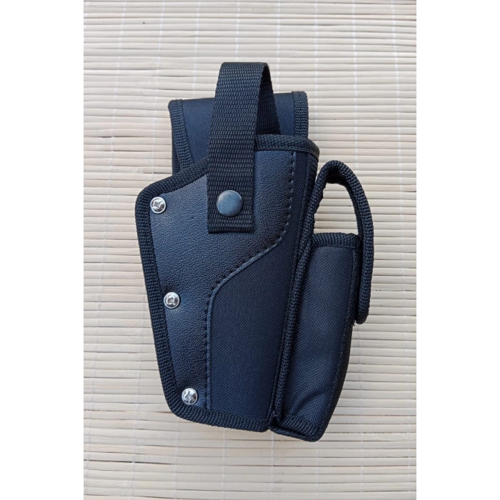 sag el siyah renk tek emniyetli sarjorluklu airsoft palaskaya kemere gecirmeli impertex silah kilifi