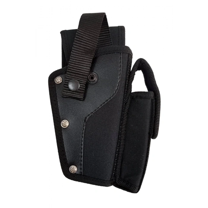 sag el siyah renk tek emniyetli sarjorluklu airsoft palaskaya kemere gecirmeli impertex silah kilifi