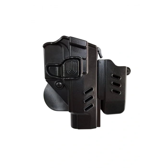 Sag El Siyah Renkli P8 L Black Grips Polimer Silah Kilifi ve Tekli Sarjor Kilifi