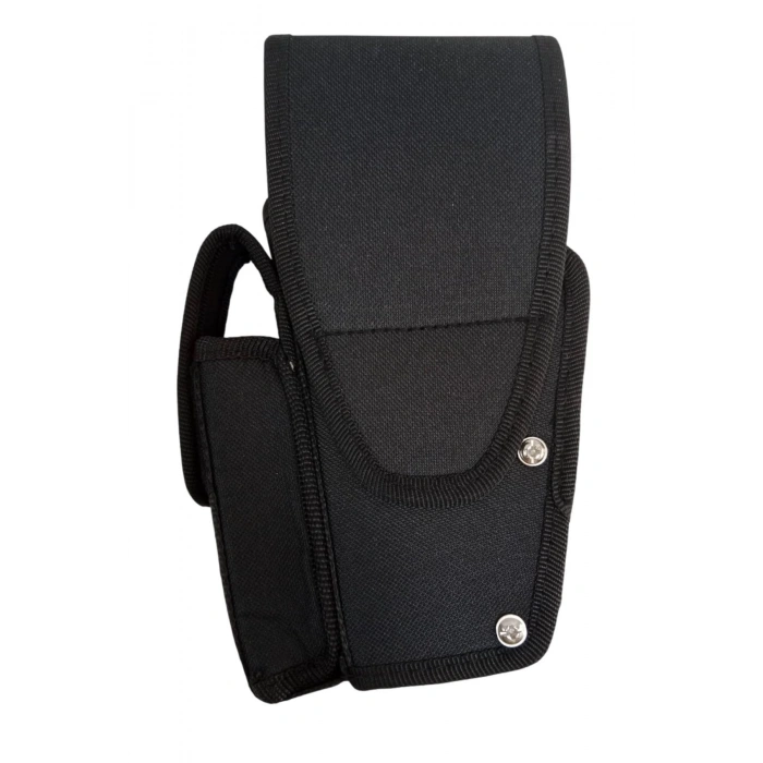 sag el siyah renkli cift emniyetli sarjorluklu airsoft palaskaya kemere gecirmeli impertex silah kilifi