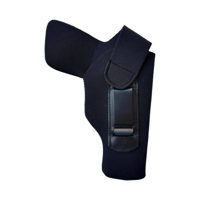 Sag El Siyah Renkli Dalgic Kumas Masali Kulakli ic Tasima Airsoft Silah Kilif