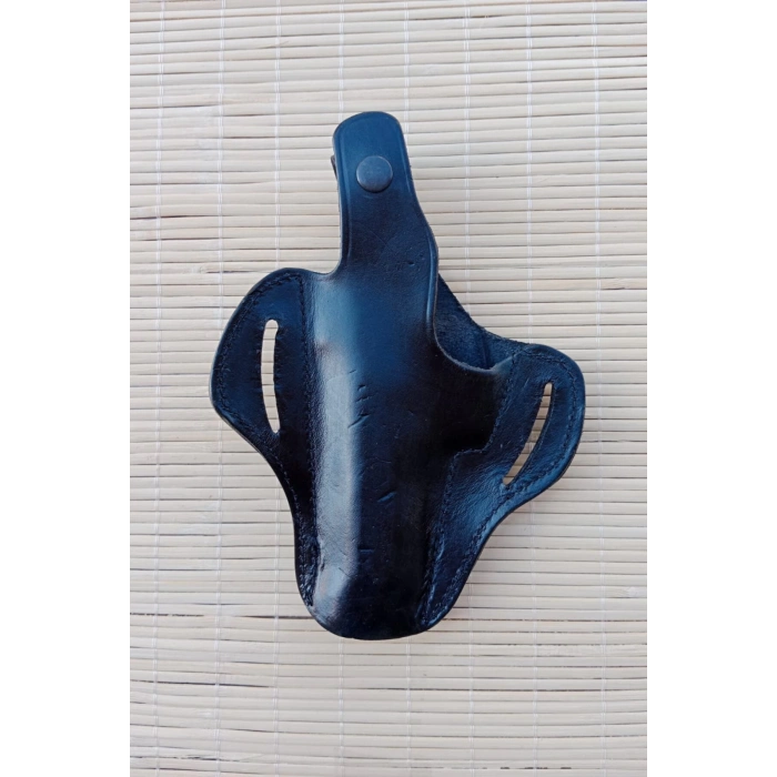 sag el siyah renkli hakiki deri tam kelebek universal kemere gecirmeli Canik 55 silah kilifi