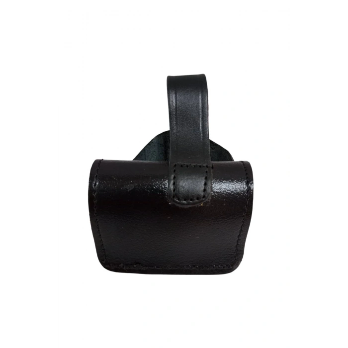 Sag El Siyah Renkli Hakiki Deri Tek Emniyetli Universal Airsoft Palaskaya Kemere Gecirmeli Kase Silah Kilifi