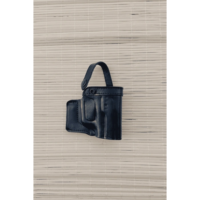 sag el siyah renkli hakiki deri universal palaskaya kemere gecirmeli citcitli emniyetli kase silah kilifi