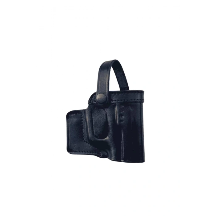 sag el siyah renkli hakiki deri universal palaskaya kemere gecirmeli citcitli emniyetli kase silah kilifi