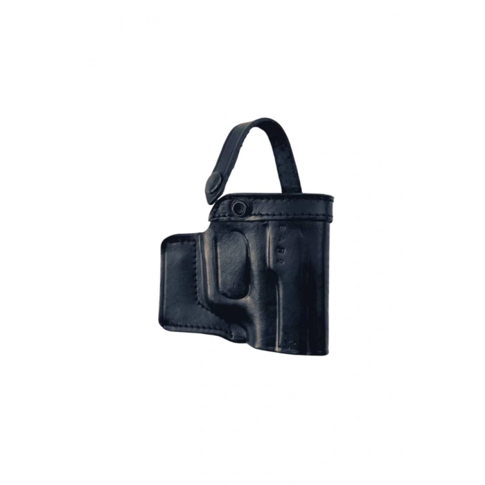 sag el siyah renkli hakiki deri universal palaskaya kemere gecirmeli citcitli emniyetli kase silah kilifi