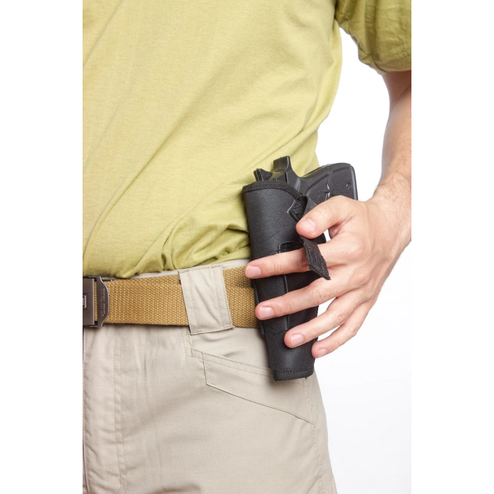 sag el siyah renkli ic dis masali tek emniyetli ic dis tasima palaskaya kemere gecirmeli impertex silah kilifi