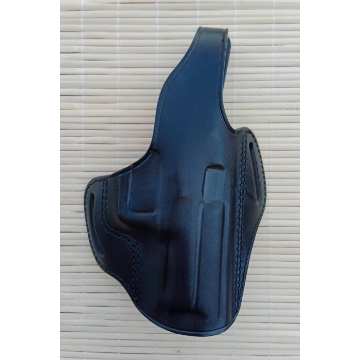 Sag el siyah renkli kelebek Model hakiki deri citcitli Canik 55 TP 9 SF silah kilifi