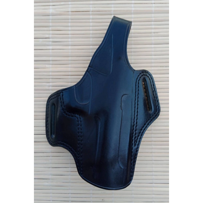 Sag el siyah renkli kelebek Model hakiki deri citcitli F 92 Beretta silah kilifi