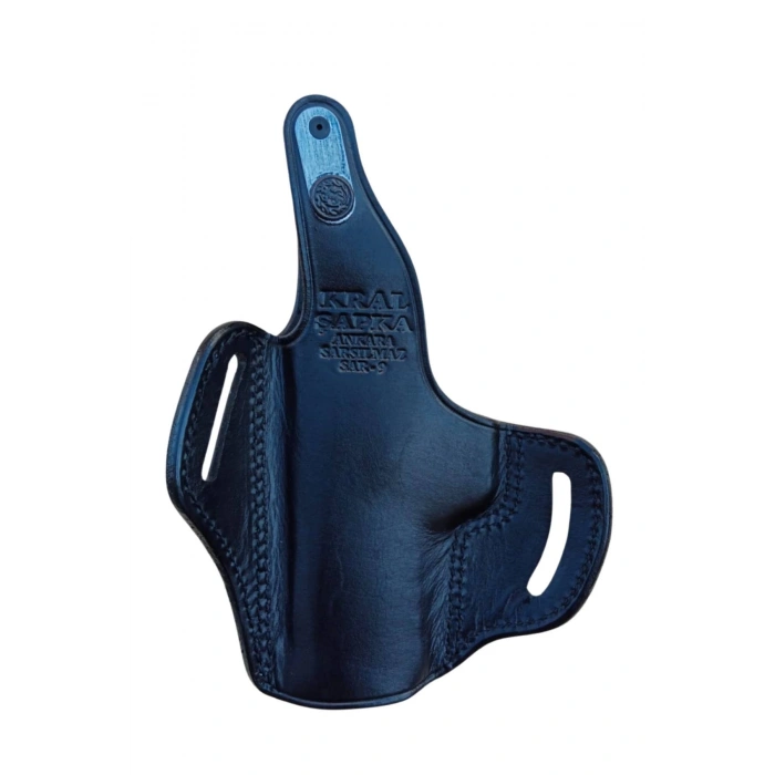 Sag el siyah renkli kelebek Model hakiki deri citcitli Sarsilmaz Sar 9 silah kilifi