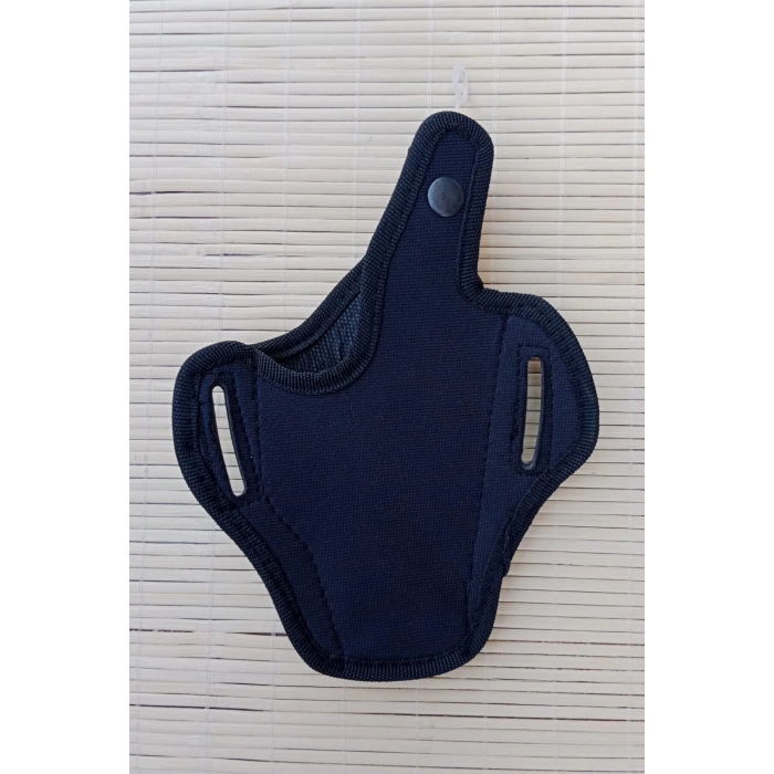 Sol El Siyah Renkli Tam Kelebek Airsoft Kemere Gecirmeli impertex Silah Kilif